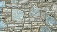 'Rustic Rubble' (Medium Brown Joint) Seamless Natural Stone Veneer Building Material
