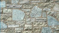 'Rustic Rubble' (Dark Buff Joint) Seamless Natural Stone Veneer Building Material