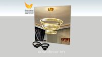 Đèn chùm pha lê cao cấp 3 tầng TH-8076-21