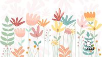 Papel de Parede Maxi Jardim Candy