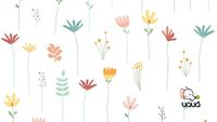 Papel de Parede Jardim Candy