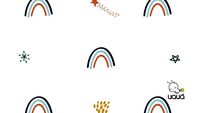 Papel de Parede Arco-íris Magic