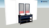 Chloe Double Vanity Unit