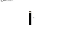 Arkay Three 36 Outdoor Bollard GFCI by Tech Lighting