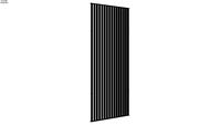 90° vertical louvers