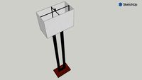 Weston Window floor lamp