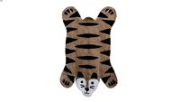 Tapete Tiger Areia Peludo Uauá Baby