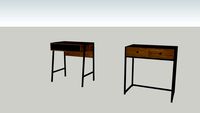 Biurko loftowe - industrialne / loft - industrial desk