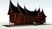 Rumah Gadang Minang Kabau