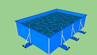 Alberca Piscina Rectangular armable