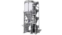 Silo Model Scale 1:43