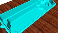 composite pool bowl Naksos 770 x 320 x 155