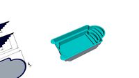 composite pool bowl Kapri 640 x315 x150