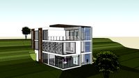 casa campestre lote inclinado