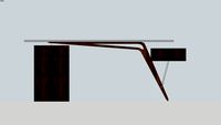 jetson glass desk