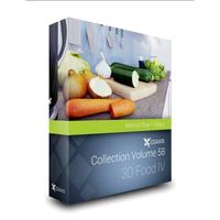 Volume 58 (Mental Ray): 3D Food IV - CGAxis 3D Models
