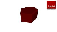 Puff Hexagonal Irregular Baixo Fun - Cavaletti