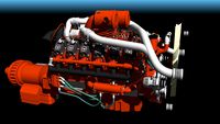 ~๑۩ЯΣDHΔWK۩๑~ V12 Twin Turbo Diesel Engine.