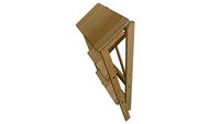 bekvam stool 63cm white stained