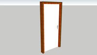 Porte (door) avec une feuillure et avec ou pas de moulure Composant Dynamique