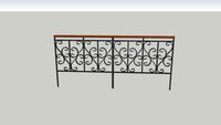Решетка на перила Lattice on railing