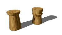 Stool Set Bikkel & Bink