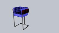 LUXDECO Nura Bar Stool
