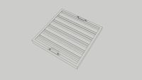 Filtro anti-gordura em aço inox 500x500x50