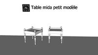 Table mida petit modèle