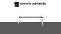 Table Mida grand modèle