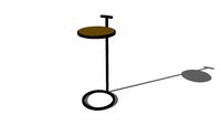 Position Sidetable Antique Brass