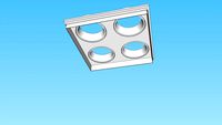 6525 - Plafon de Embutir PLANUS Iluminar