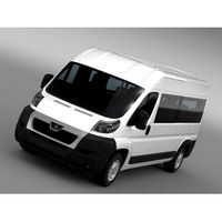Peugeot Boxer Window Van L3H2 2006-2014 - 3D Car for Maya