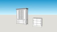 Giysi dolabı şifonyer cabinet wardrobe dresser