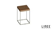 Mesa Lateral Paralelo Metal e Madeira