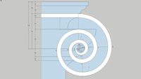 Classical Ionic Column Volute