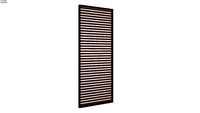 Horizontal louvers