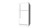 R6800 - Refrigerator-Freezer, 2 Door, 10 Cubic Feet