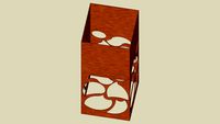 Cache-pot Corten