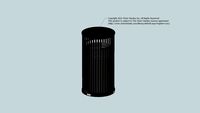 SDC-45 Steelsites 45-Gallon Side-Door Litter Receptacle with Liner