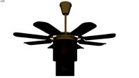 DARK SHADOW - Designer Fan by Fanzart VRAY Ready Fan