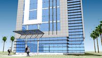 Modern Admin building