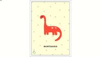 Seu Quadrinho - Quadro Brontosaurus