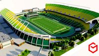 Commonwealth Stadium - Edmonton Canada 3D model