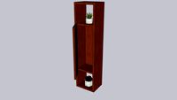 REPISA DE BAÑO CBCBOU.0090 GABINETE PARA BAÑO OPORTO MARRÓN 100X25X20