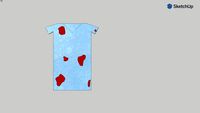 Camisa Con manchas de sangre