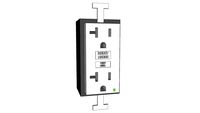 OUTLET, 20 AMP GFI RECTANGULAR