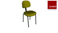 Cadeira Fixa sem braço Start 4008 P - Cavaletti