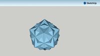 Medial Deltoidal Hexecontahedron