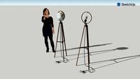 Tripod Globe Lamp